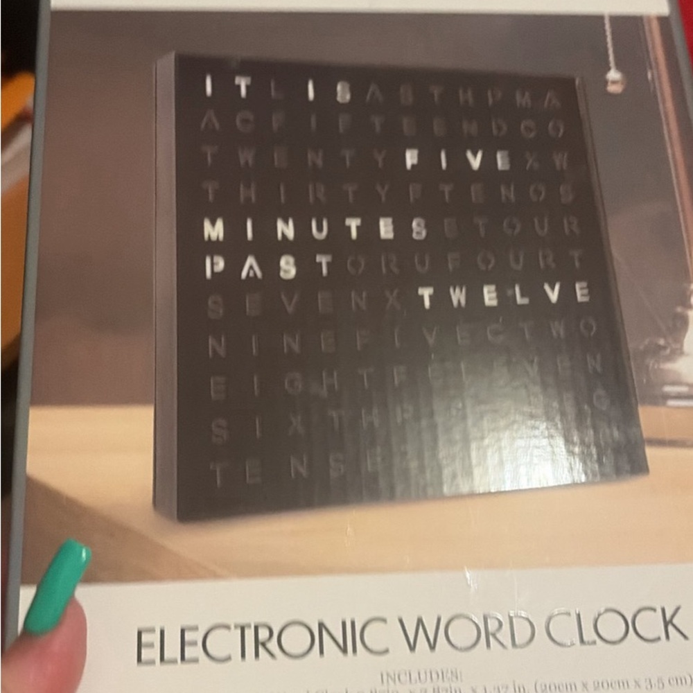 Electronic Word Clock